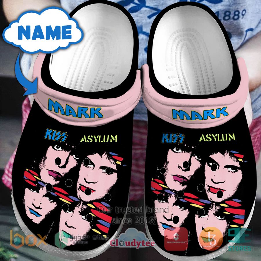 personalized kiss band asylum album crocband clog 1 72407