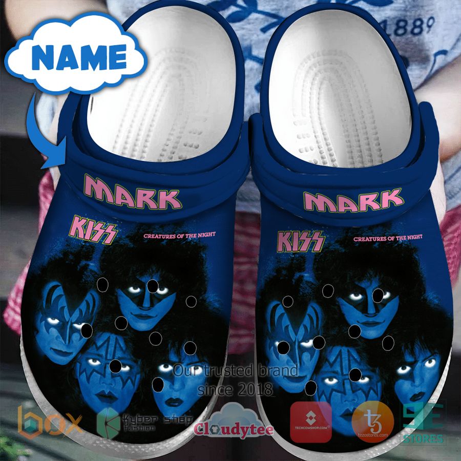personalized kiss band creatures of the night album crocband clog 1 29204