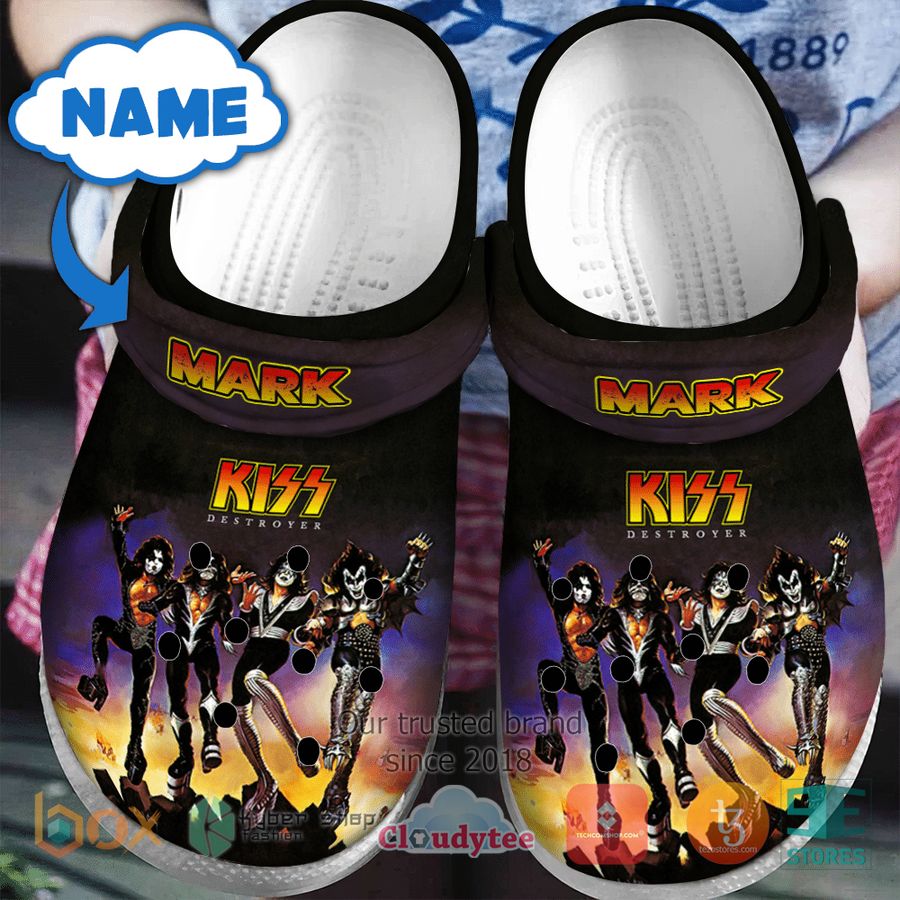 personalized kiss band destroyer album crocband clog 1 46930