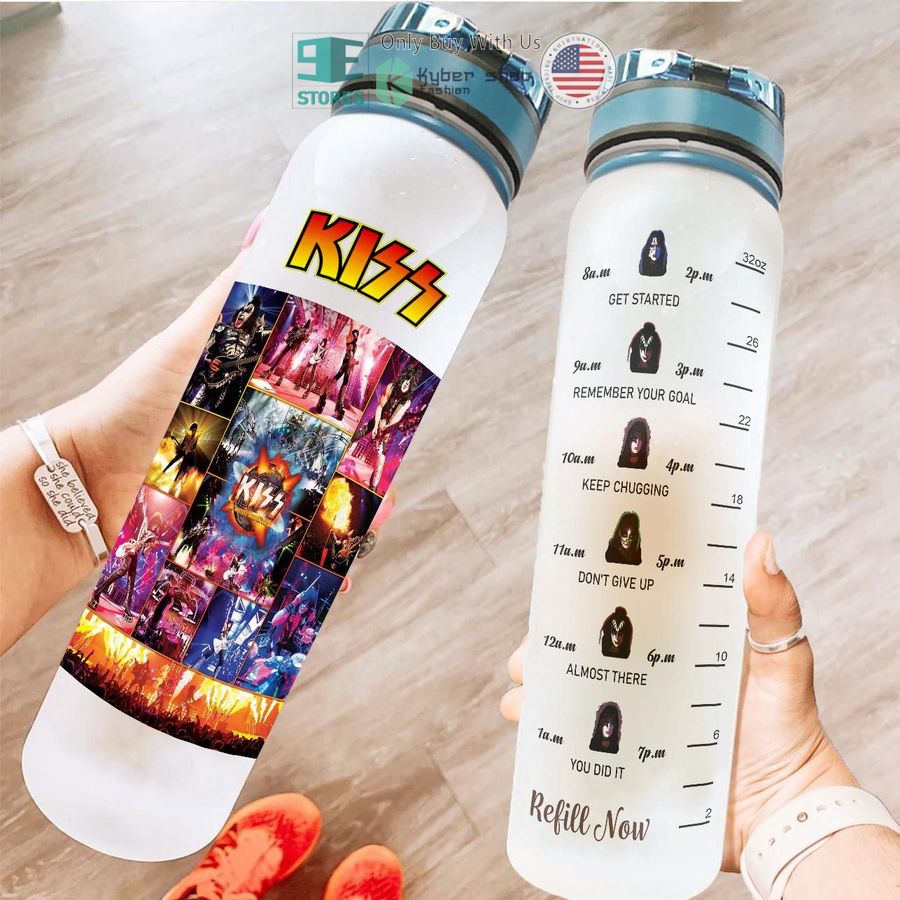personalized kiss band live water bottle 1 82319