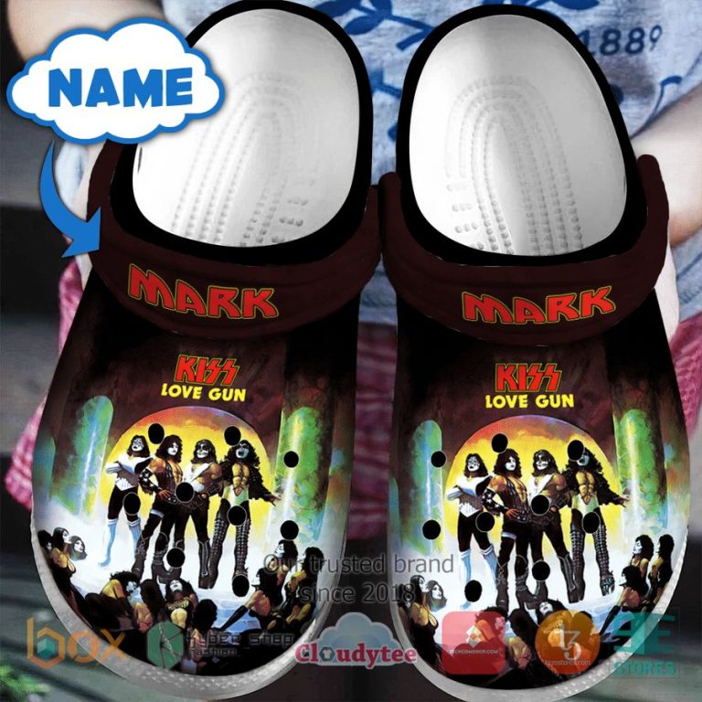 personalized kiss band love gun album crocband clog 1 83495