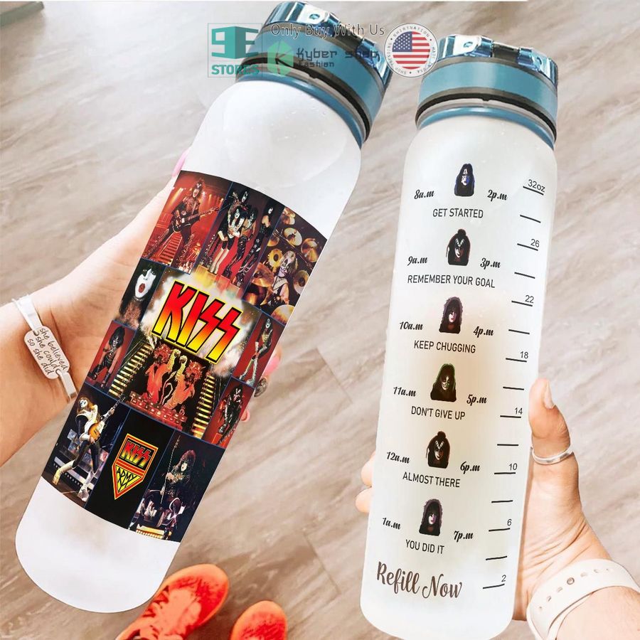 personalized kiss band members live water bottle 1 58691