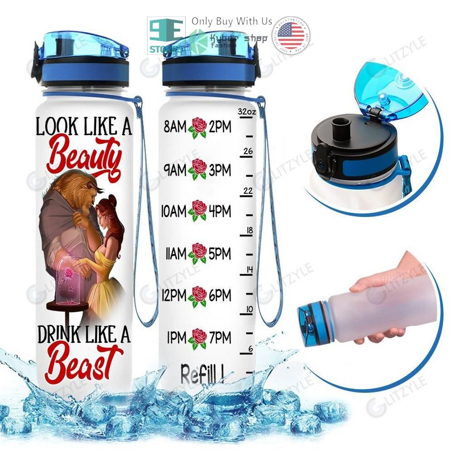 personalized looks like a beauty drinks like a beast water bottle 1 28711
