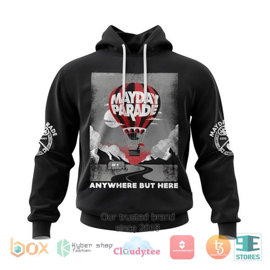 personalized mayday parade anywhere but here 3d hoodie 1 6495