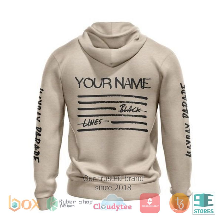 personalized mayday parade black lines 3d hoodie 2 97310