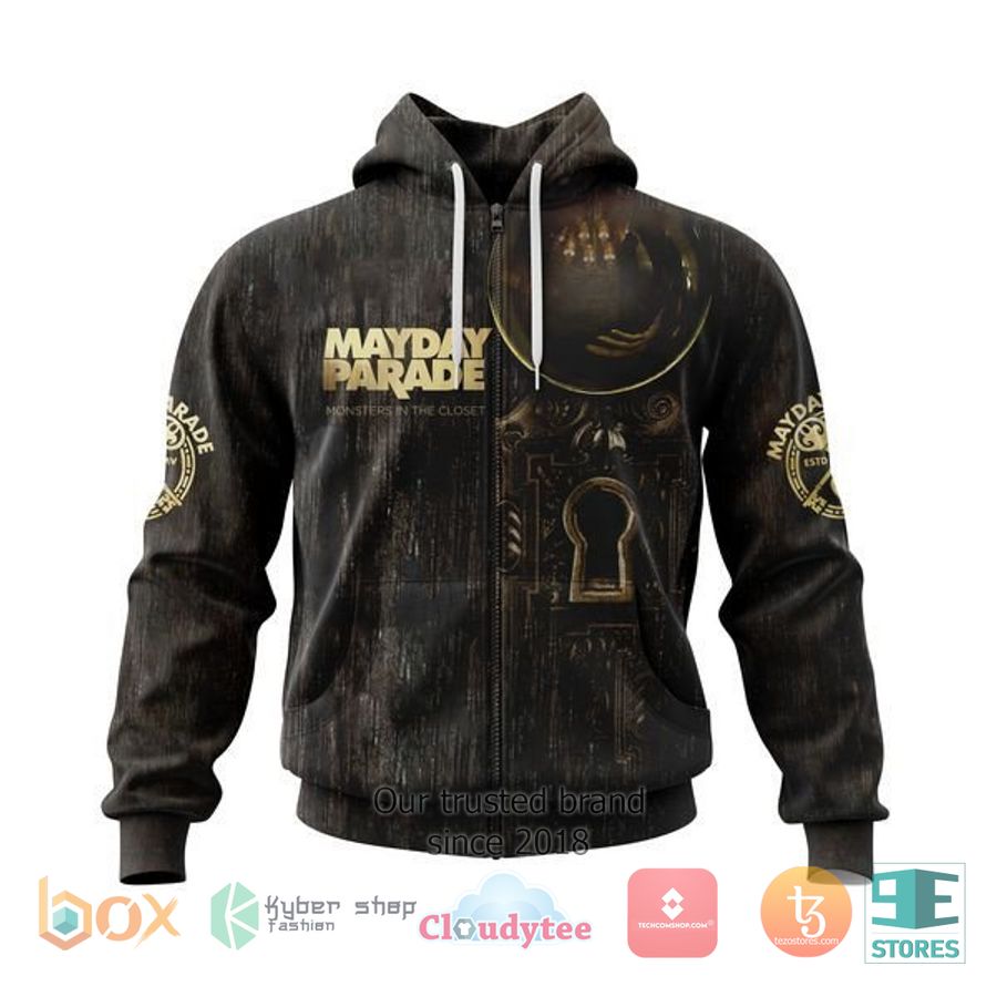 personalized mayday parade monsters in the closet 3d zip hoodie 1 68595