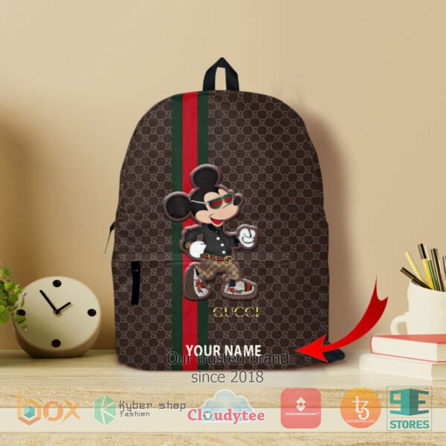 personalized mickey mouse gucci custom backpack 1 5590