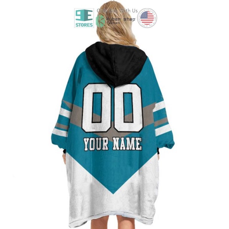 personalized nrl cronulla sutherland sharks pepsi sherpa hooded blanket 3 23886