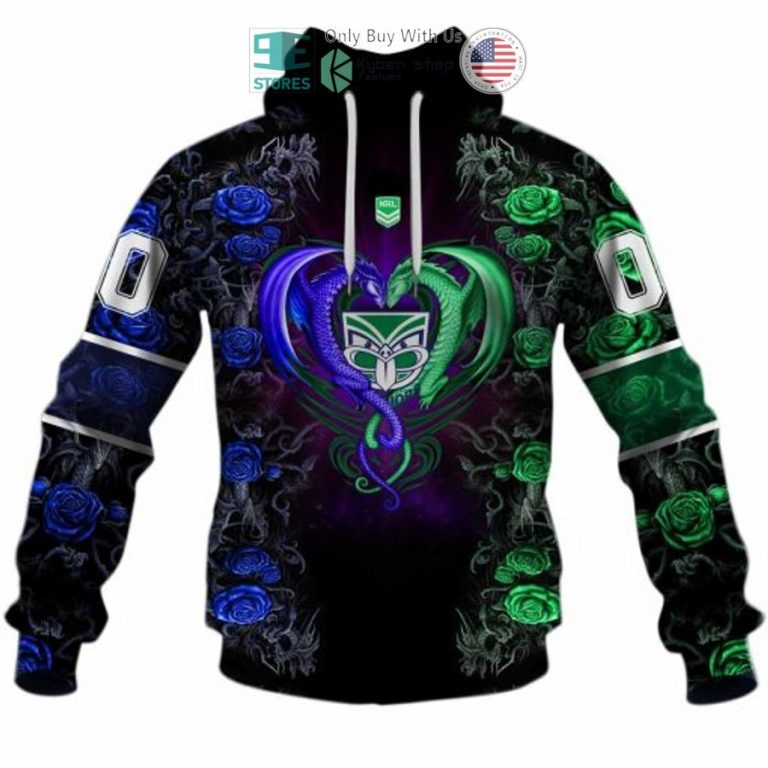 personalized nrl new zealand warriors rose dragon 3d hoodie 3 20790