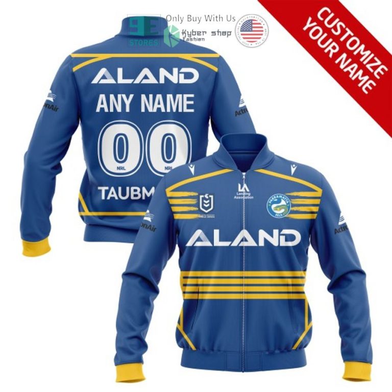 personalized nrl parramatta eels aland blue bomber jacket 1 46084