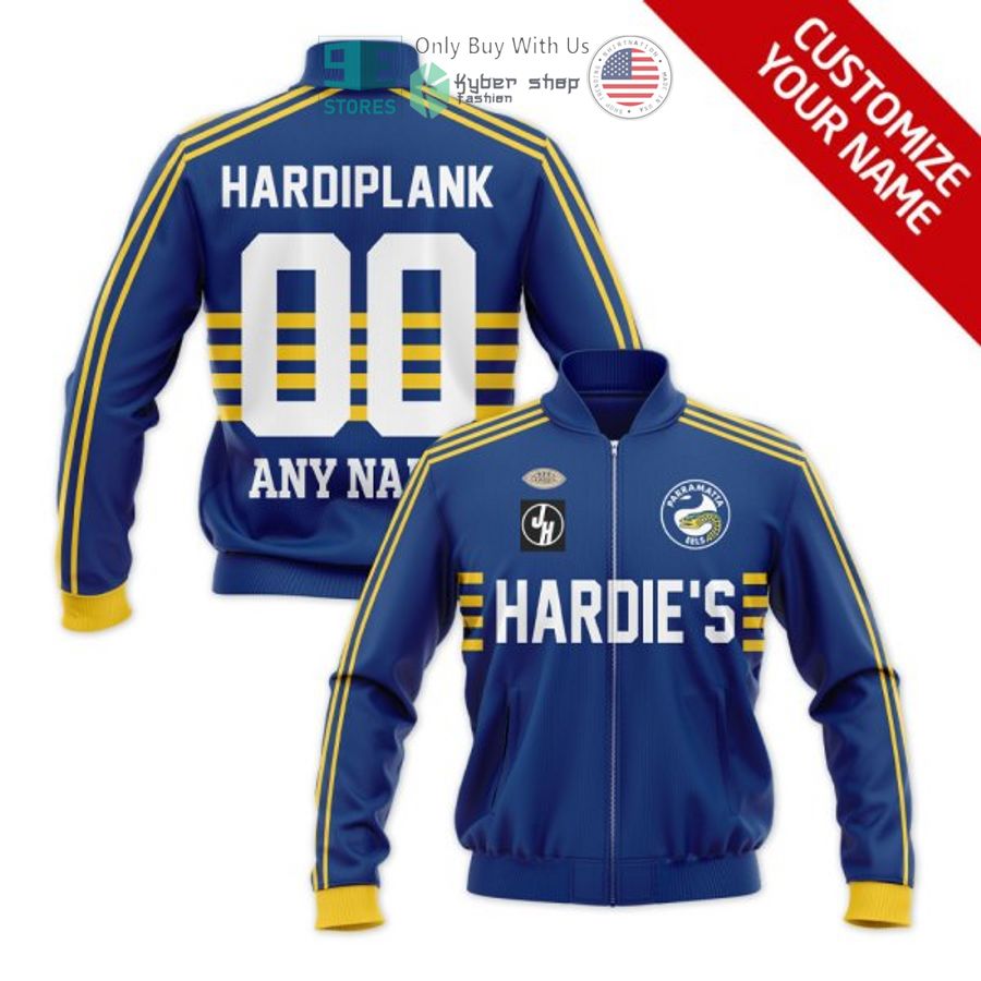 personalized nrl parramatta eels hardies bomber jacket 1 66544