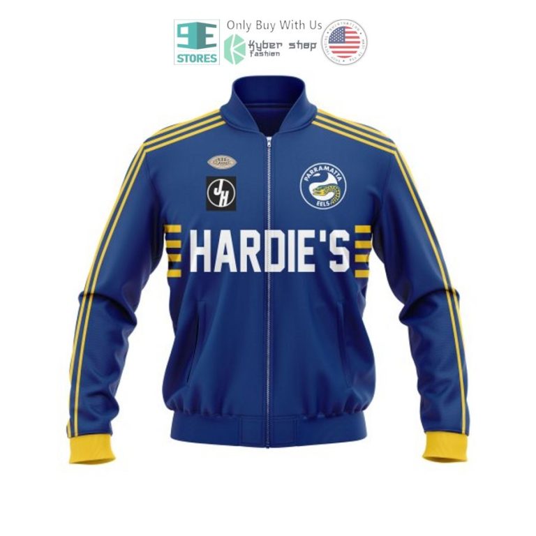 personalized nrl parramatta eels hardies bomber jacket 3 23432