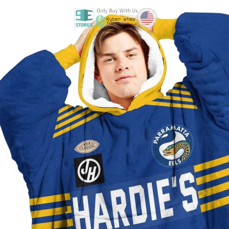 personalized nrl parramatta eels hardies sherpa hooded blanket 3 21869