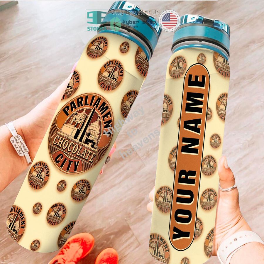 personalized parliament band chocolate city album water bottle 1 46565
