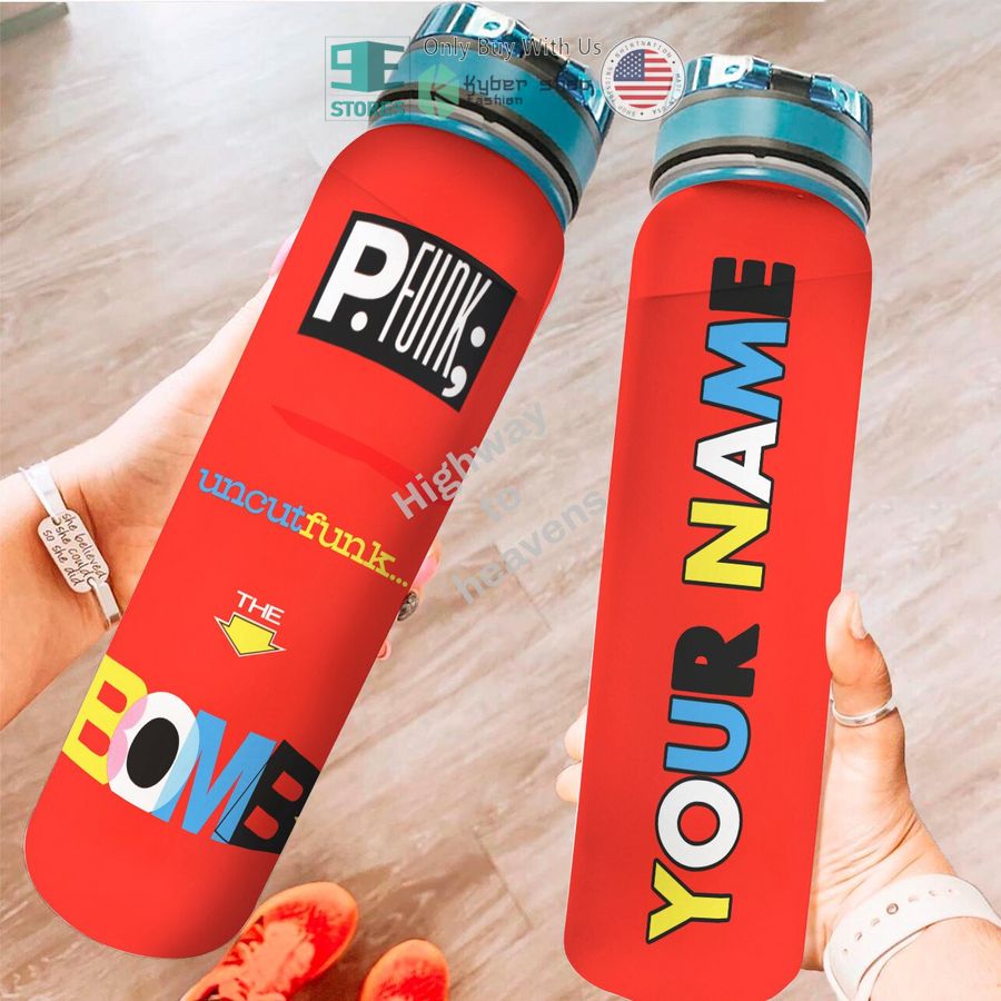 personalized parliament band parliaments greatest hits album water bottle 1 50928