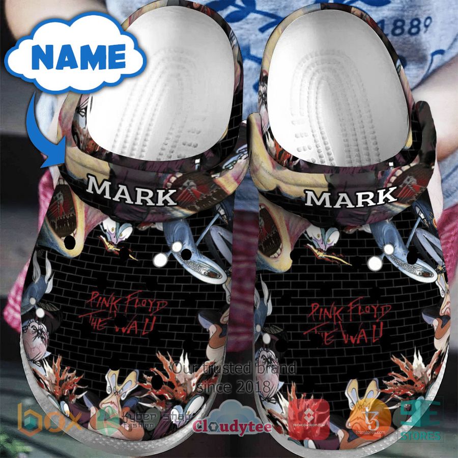 personalized pink floyd the wall album crocband clog 1 61845