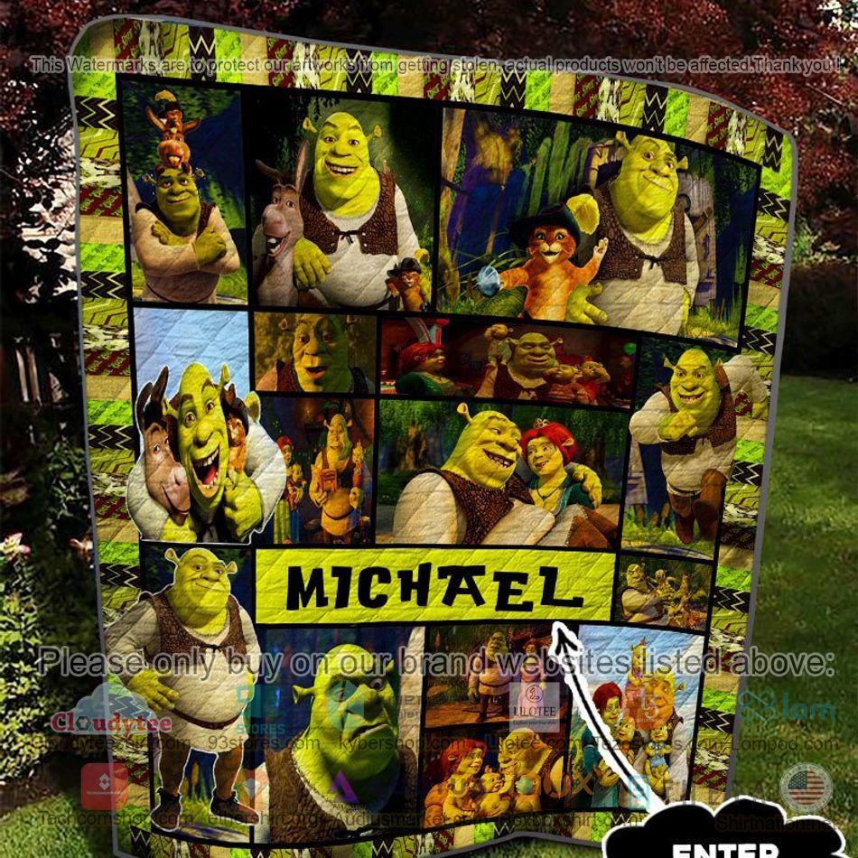 personalized sherk quilt 2 45789