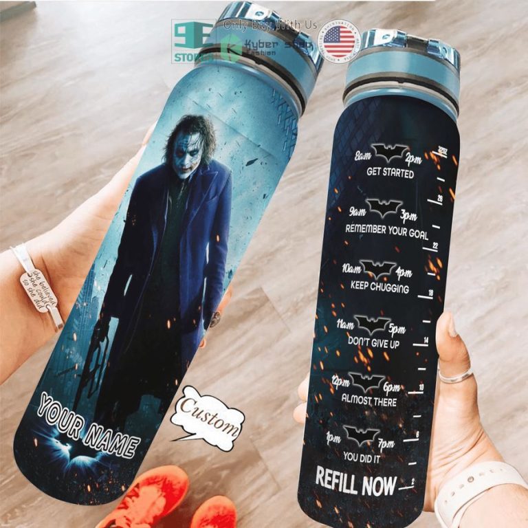 personalized the dark knight joker water bottle 1 80647