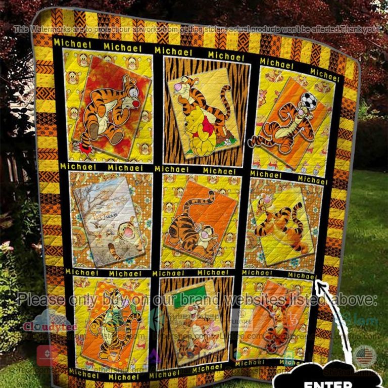 personalized tigger disney quilt 3 614