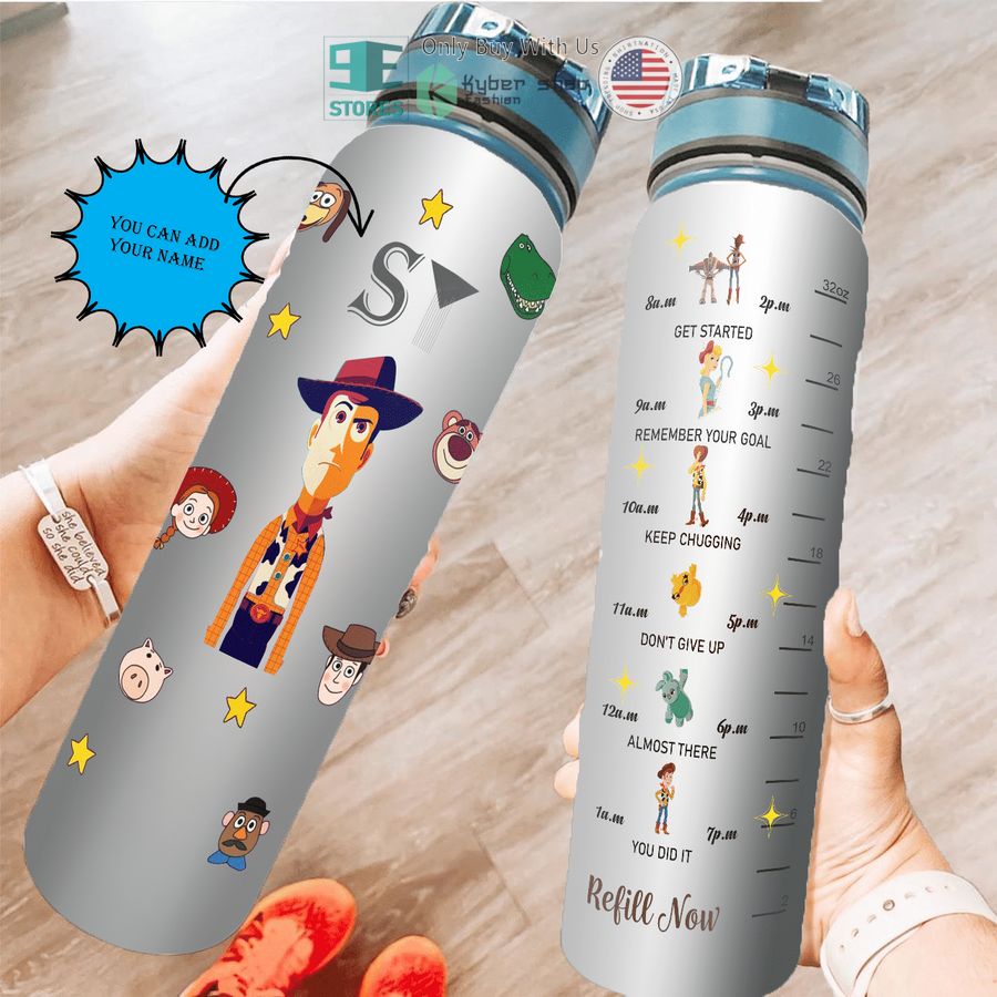 personalized woody and friends water bottle 1 48855