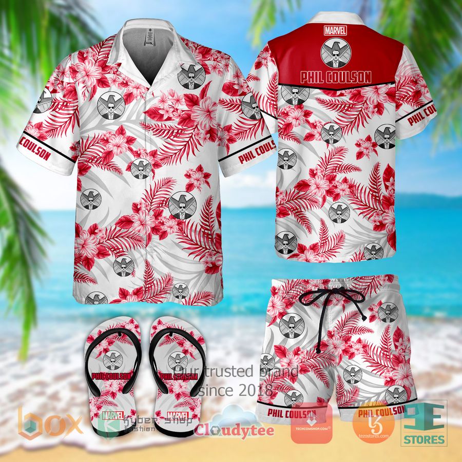 phil coulson marvel hawaiian shirt shorts 1 93577