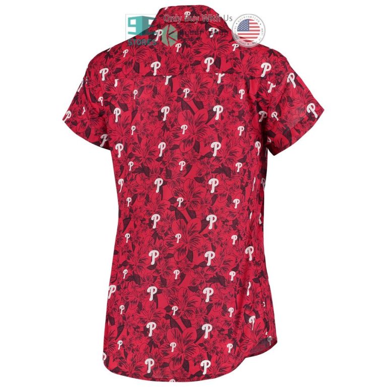 philadelphia phillies foco floral red hawaiian shirt 3 19624