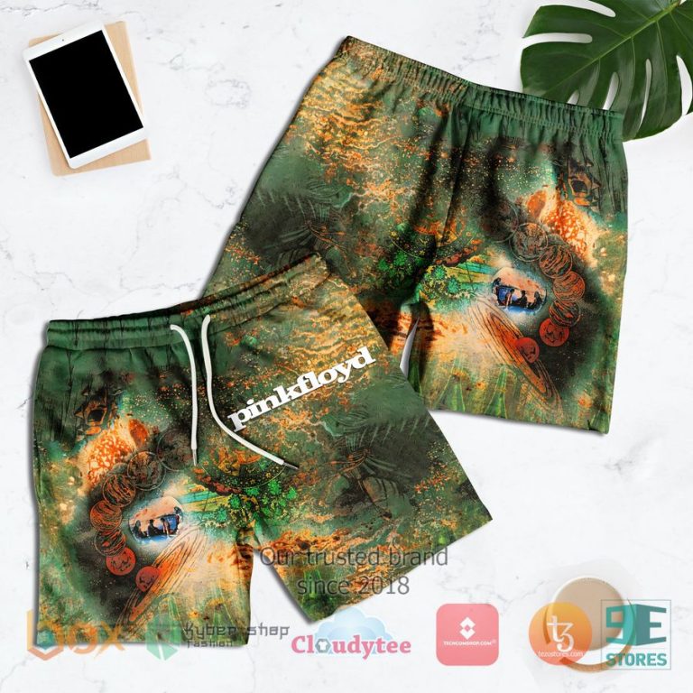 pink floyd band a saucerful of secrets album hawaiian shorts 1 89413