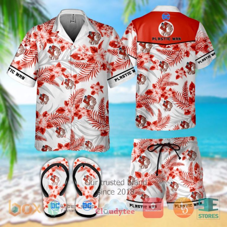 plastic man dc comics hawaiian shirt shorts 1 77129