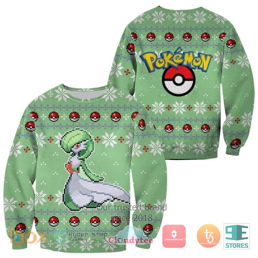 pokemon gardevoir ugly christmas sweater 1 24219