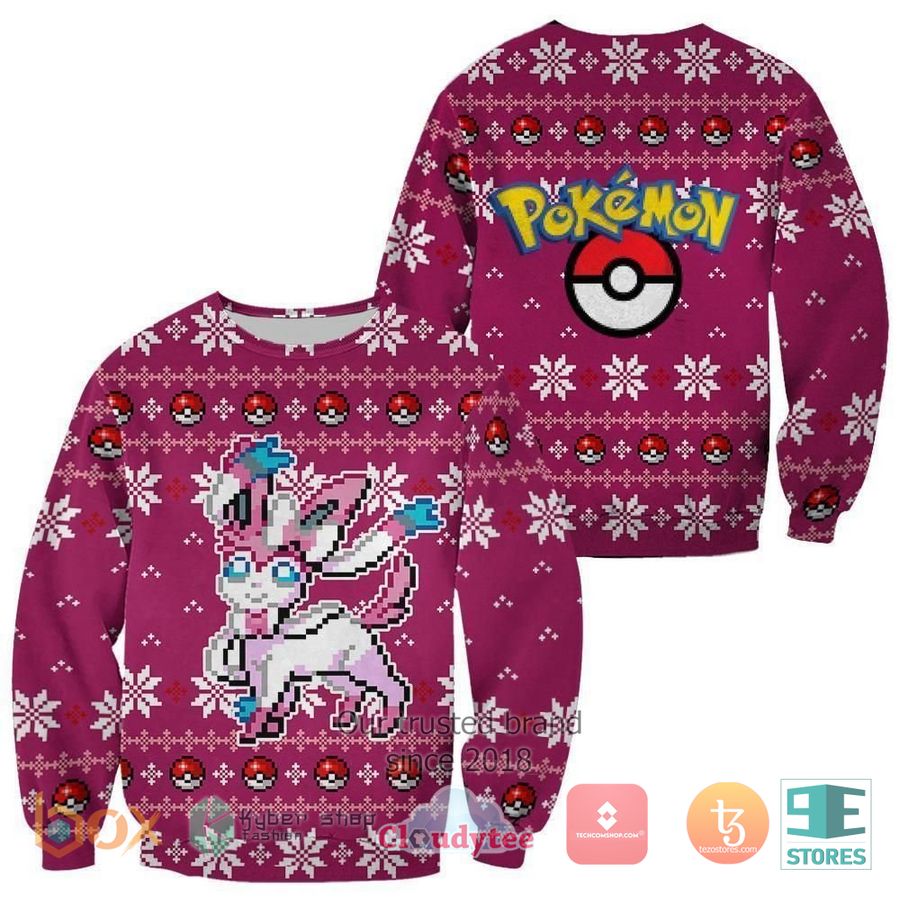 pokemon sylveon ugly christmas sweater 1 74172