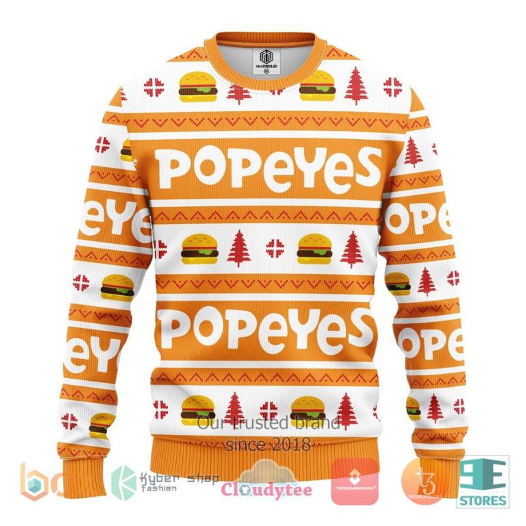 popeyes ugly christmas sweater 1 46241