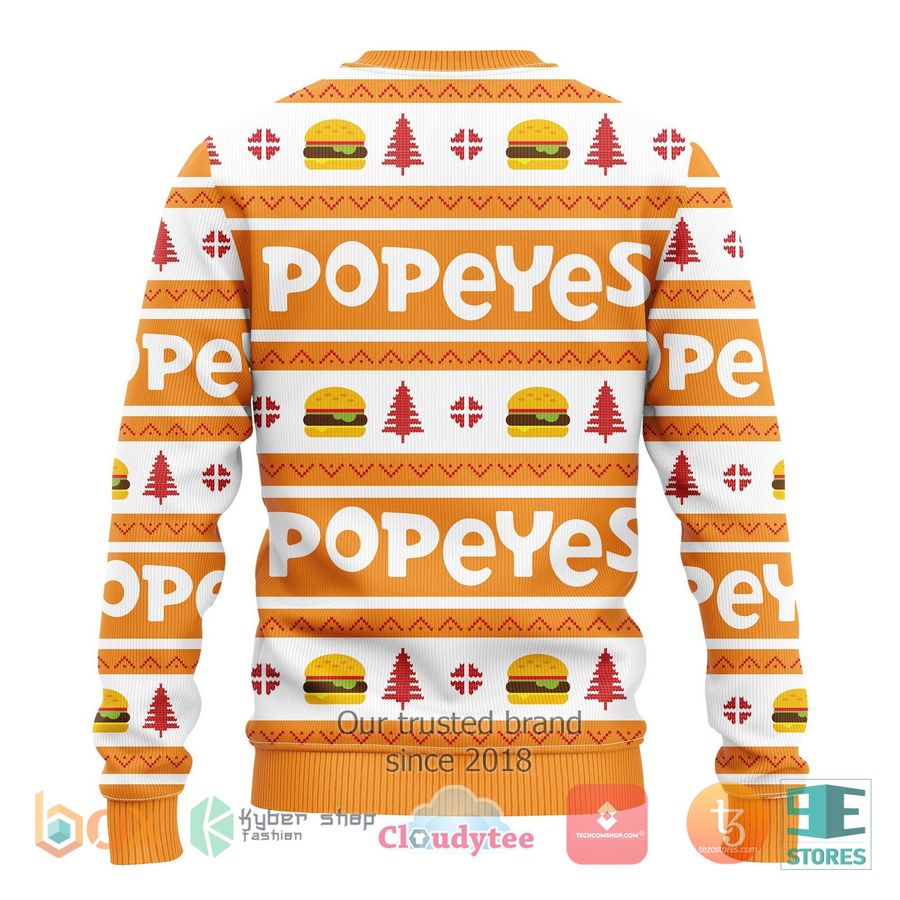 popeyes ugly christmas sweater 2 81372