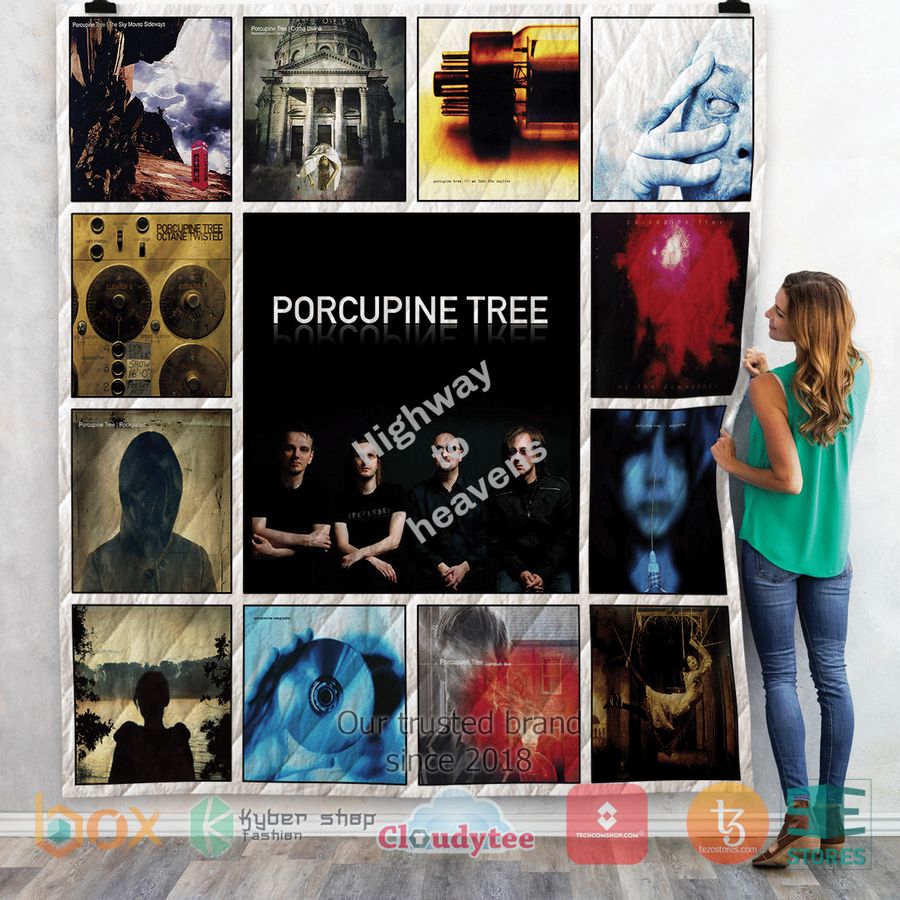 porcupine tree band up the downstair album quilt 1 10669