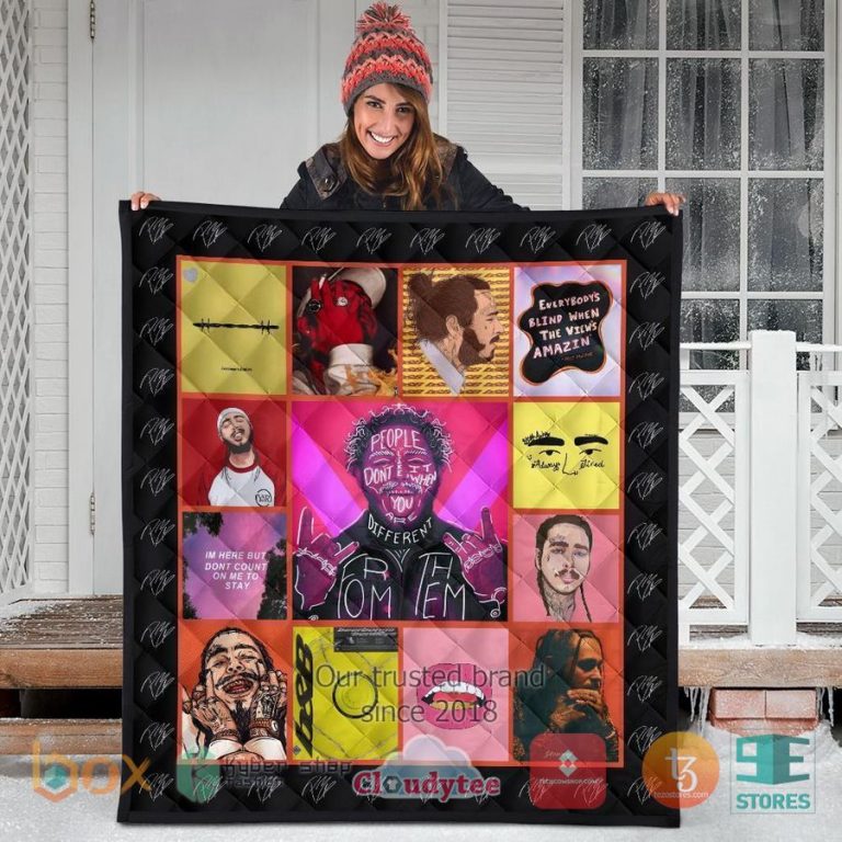 post malone music quilt blanket 3 1523