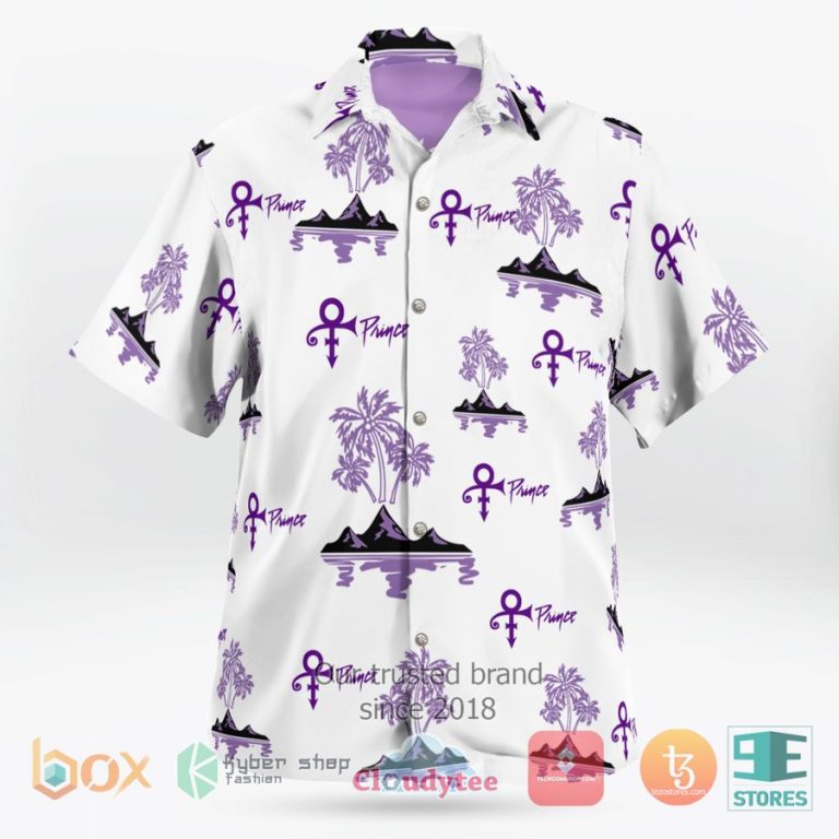 prince logo pattern hawaiian shirt 3 35167