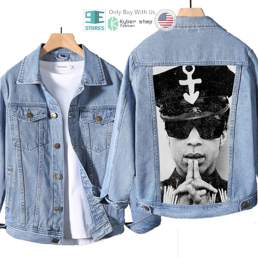 prince singer photo denim jacket 1 84887
