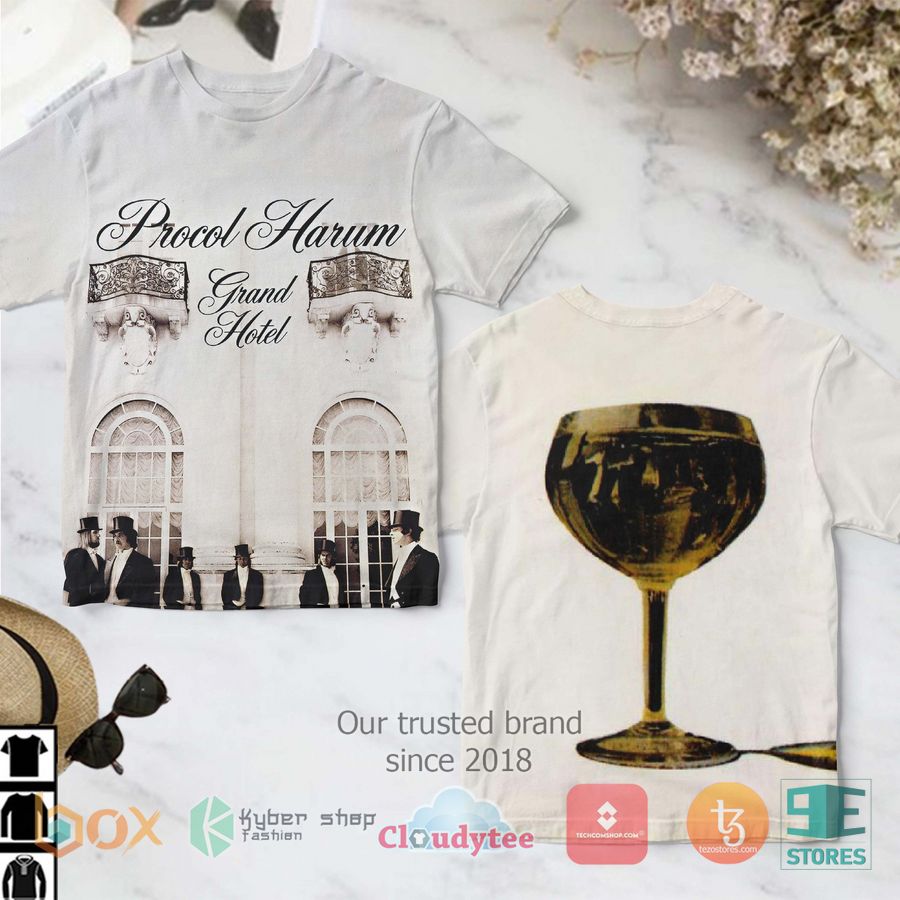 procol harum band grand hotel album 3d t shirt 1 78275