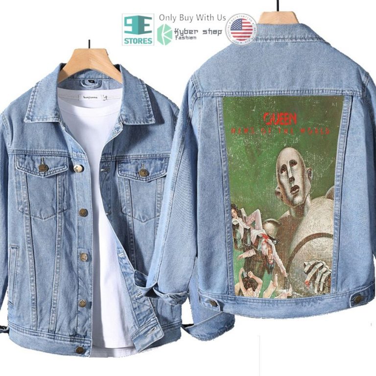 queen band news of the world album denim jacket 1 3789