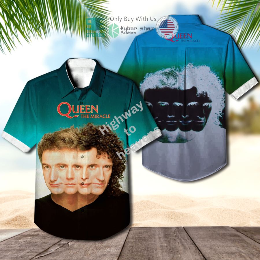 queen band the miracle album hawaiian shirt 1 67290