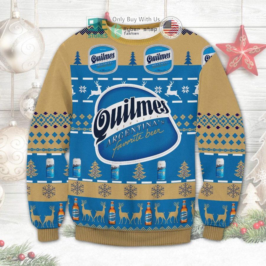 quilmes argentinian beer christmas sweatshirt sweater 1 49896