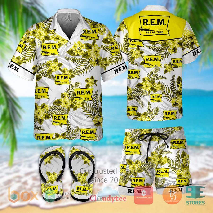 r e m band hawaiian shirt shorts 1 706
