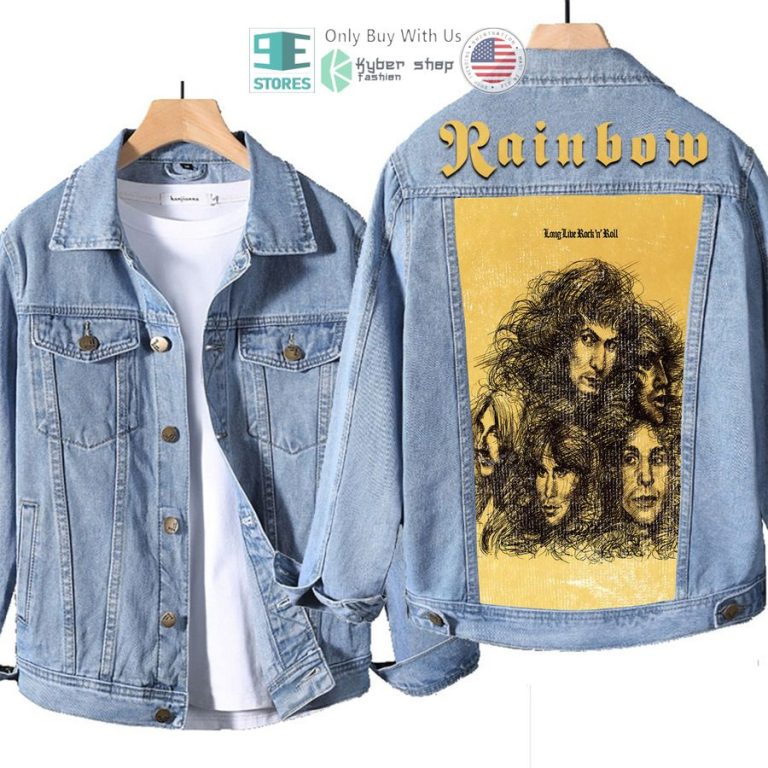 rainbow band long live rock n roll album denim jacket 1 31123