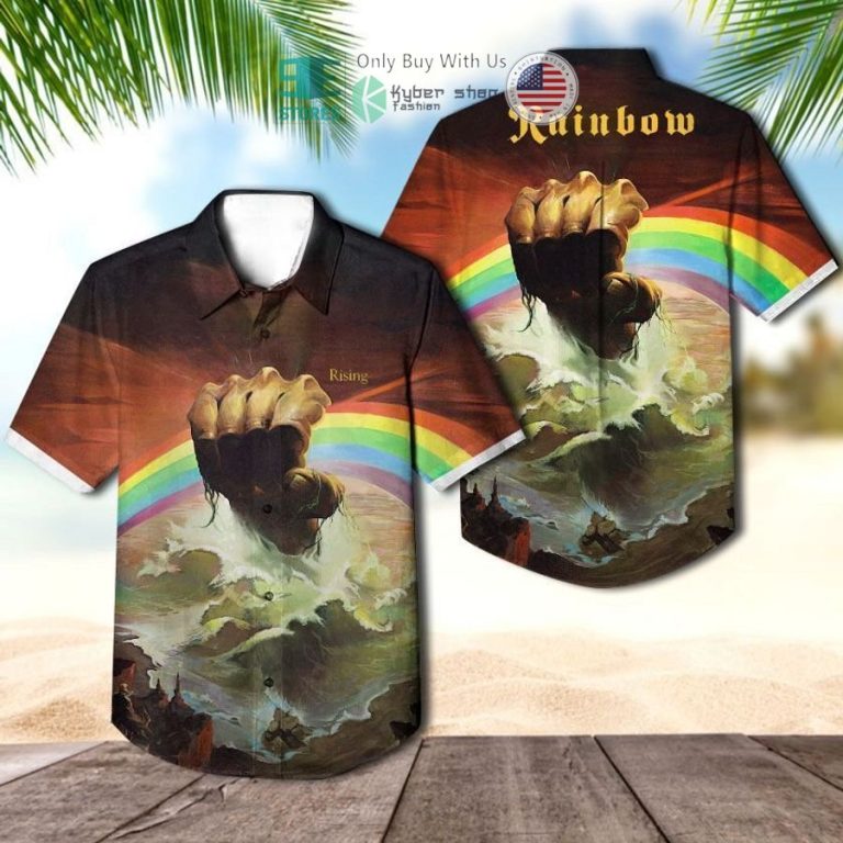 rainbow band rising album hawaiian shirt 1 37190