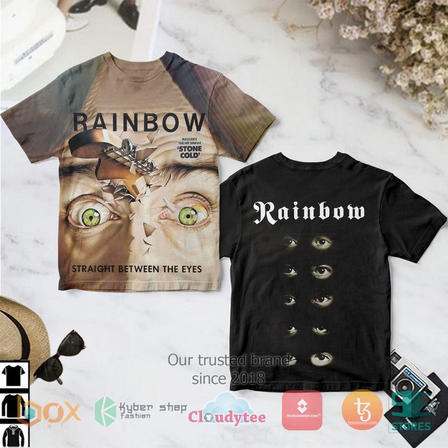 rainbow band straight between the eyes album 3d t shirt 1 9074