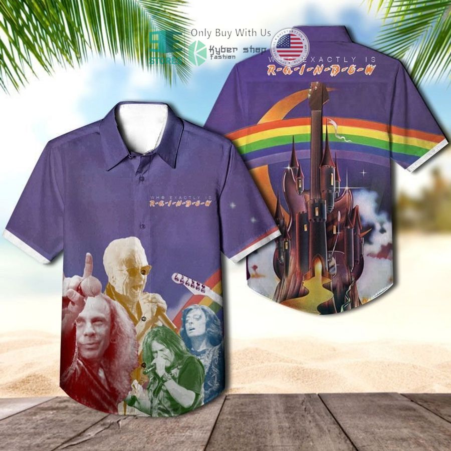 rainbow band who album hawaiian shirt 1 36497