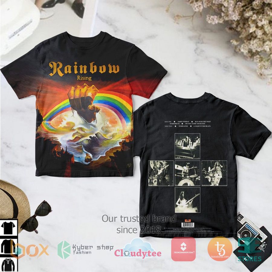 rainbow rising album 3d t shirt 1 52137