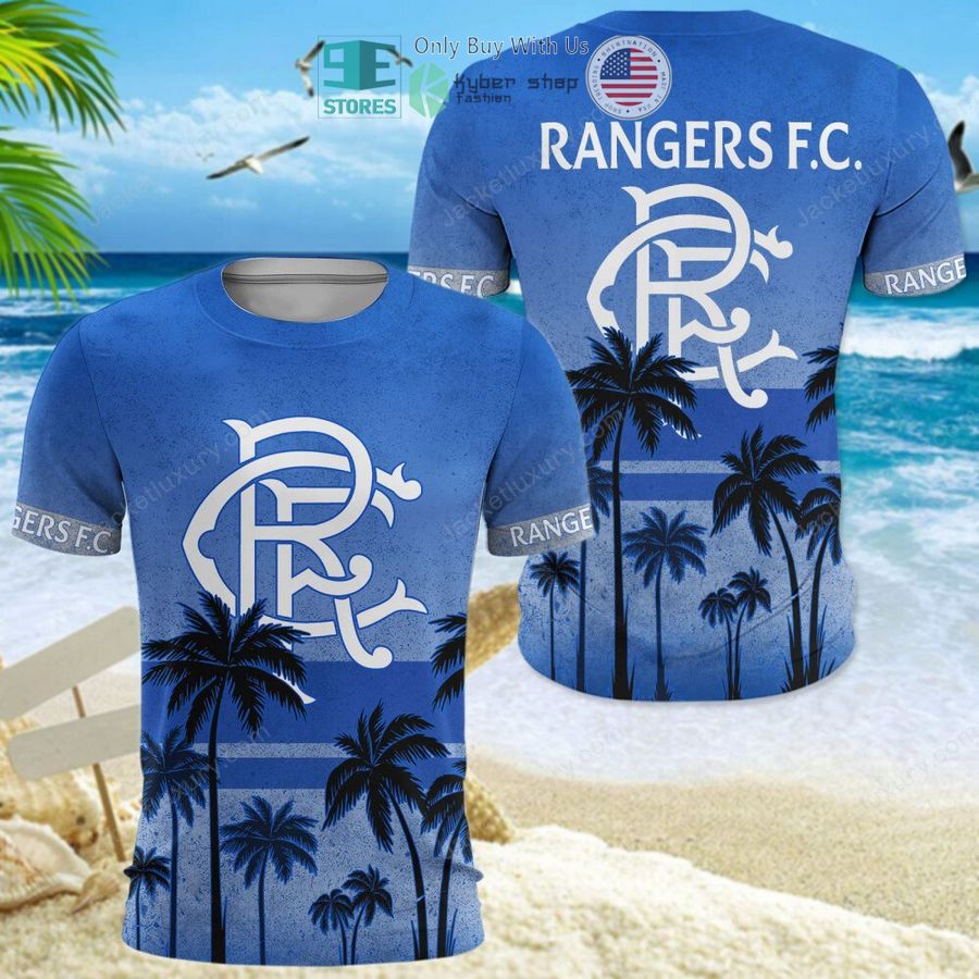 rangers football club blue hawaii shirt shorts 15 64437