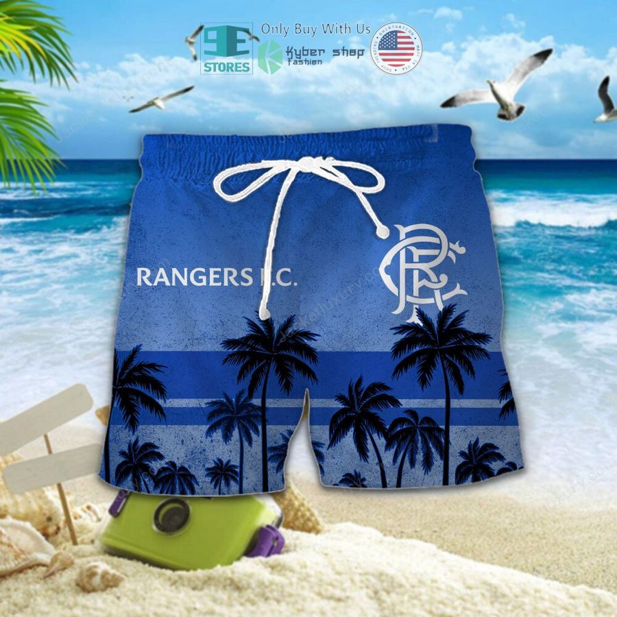 rangers football club blue hawaii shirt shorts 3 92280