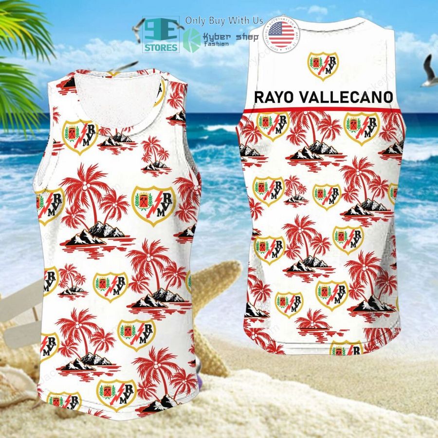 rayo vallecano hawaii shirt shorts 6 33478