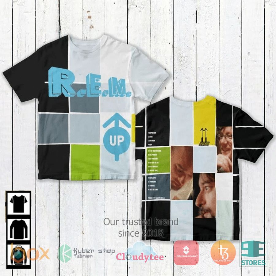 rem band up album 3d t shirt 1 51119